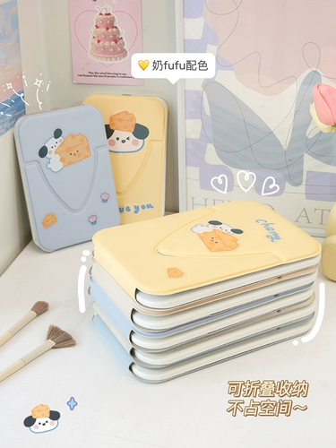 Светодиодный настольный складной портативный заполняющий свет для школьников с подсветкой, зеркало