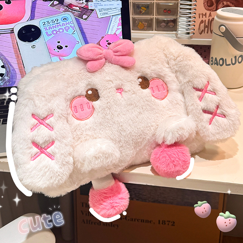 芭蕾兔兔可爱造型充电热水袋