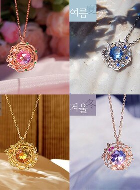 闺蜜项链高颜值学生党夏天夏季2024新款爆款女生学生吊坠毕业礼物