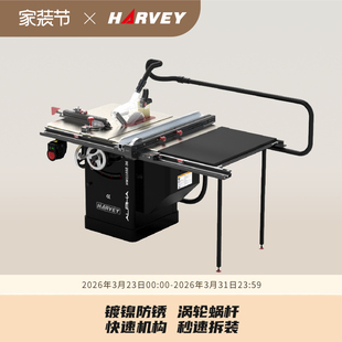 Harvey大金刚三代台锯镀镍大眼款 海威工场 无尘切割机木工HW110SE