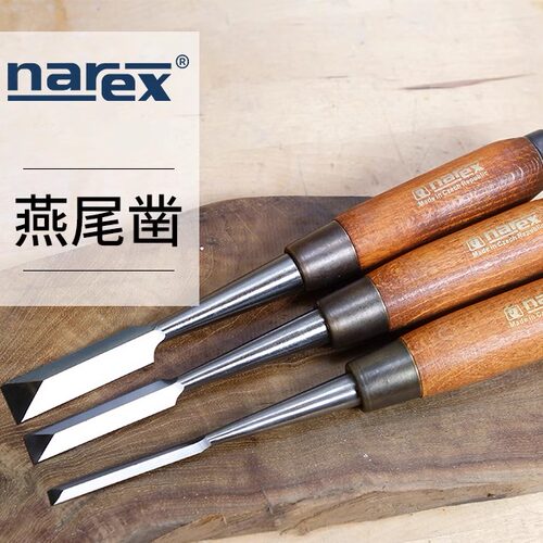 燕尾凿木工平铲Narex制作榫眼