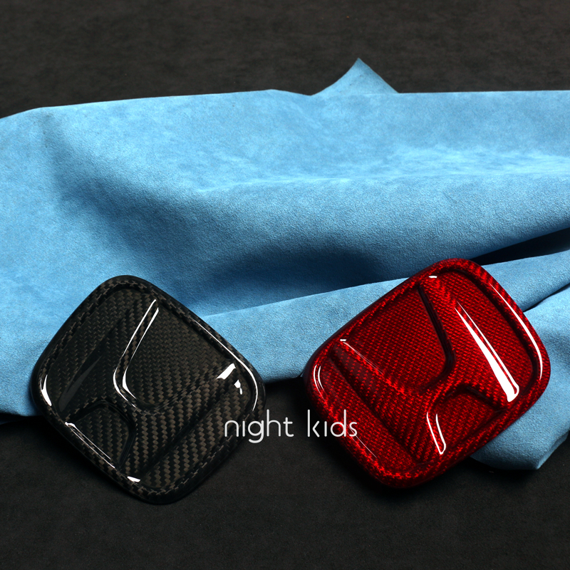 碳纤维车标贴NIGHTKIDS干碳