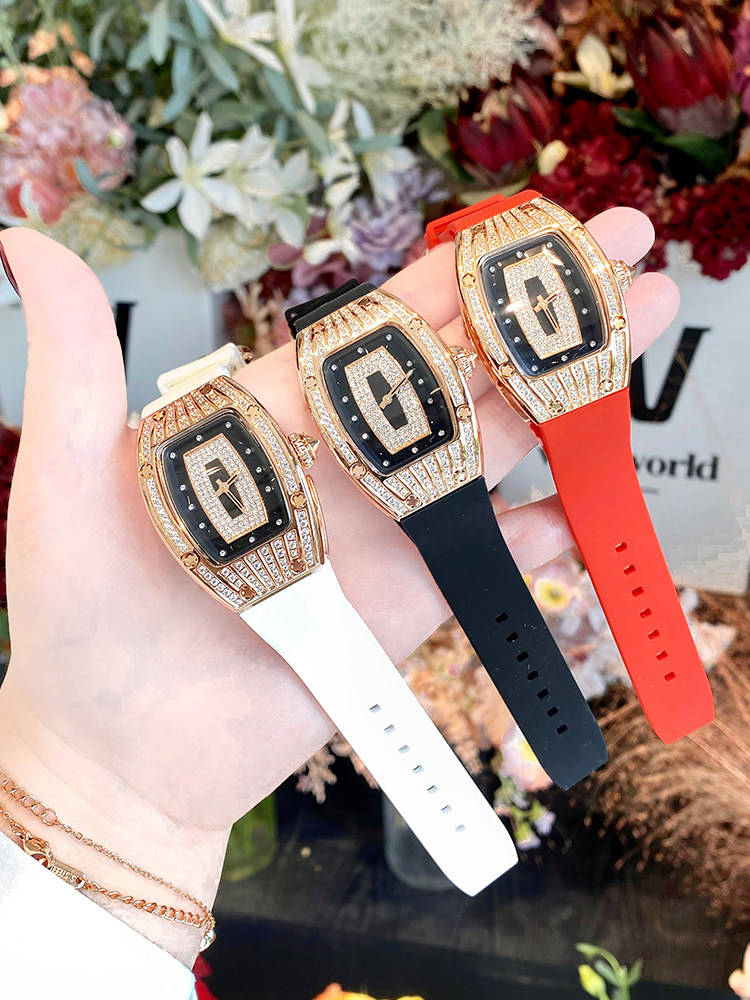 2025年新款十大品牌小众轻奢名牌米勒酒桶型手表女女款正品女士表