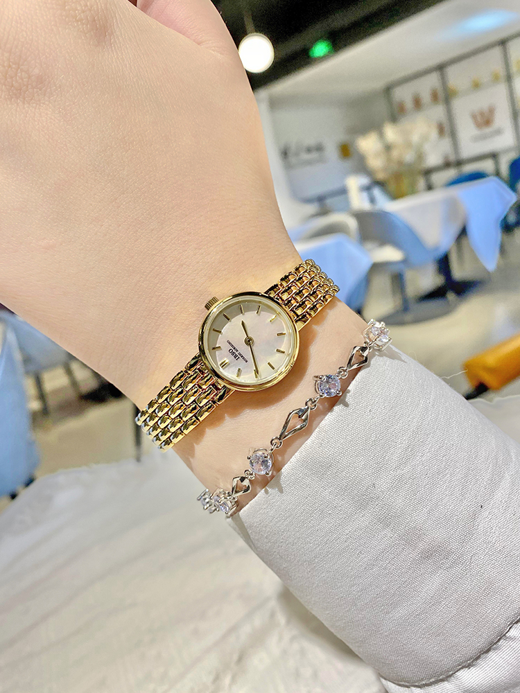 IBSO2025年新款贝母女士手表小表盘轻奢超薄简约新款潮流手表女表