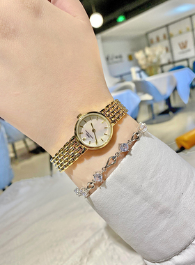 IBSO2025年新款贝母女士手表小表盘轻奢超薄简约新款潮流手表女表