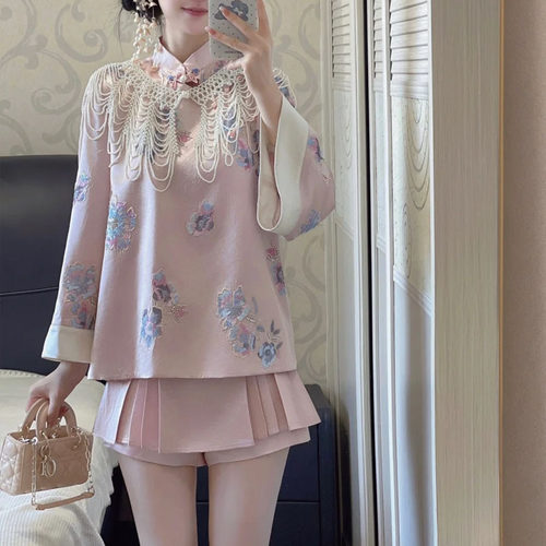 新中式套装女清冷贵气感穿搭国风