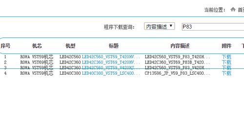 LED42C560360程序数据