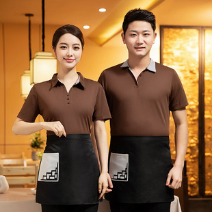 酒店服务员保洁工作服短袖夏天装中式物业售楼部做卫生阿姨套装女