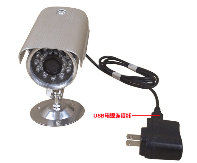 监控摄像机插卡一体机高清摄像头TF室外防水枪机不可连手机WIFI