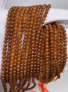 天然和田玉且末糖4m佛珠148颗串珠小红书爆款小米珠毛衣链diy配珠
