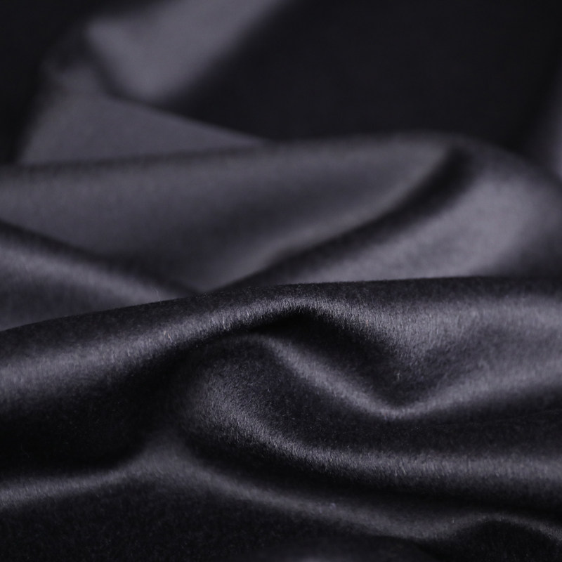 意大利进口薄款黑藏青色细腻垂顺单面短顺山羊绒羊毛设计师布料,居家布艺,海绵垫/布料/面料/手工diy,淘宝优惠券,粉丝福利购,淘宝优惠卷