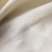 Italian imported pure white fine cavalry twill comfortable woven linen fabric designer's fabric thumbnail 4