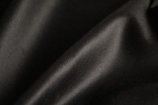 日本进口正黑色双面山羊绒纯羊毛易揭开面料设计师大衣布料