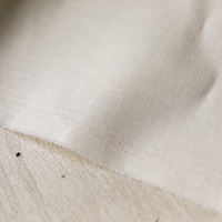 Italian imported pure white fine cavalry twill comfortable woven linen fabric designer's fabric thumbnail 3