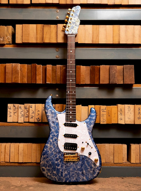 国产JTG By James Tyler MK1 Blue Milky Way 蓝色银河  电吉他