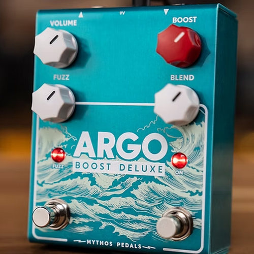 Mythos Argo Boost Deluxe二合一全音域增强可混合八度失真效果器