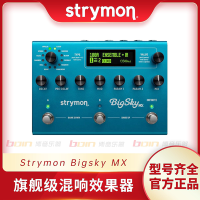 Strymon Bigsky MX 旗舰款双模式混响单块效果器 美产