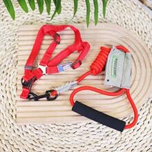 TOUCHDOG它它狗狗牵引绳胸背带黑色拉绳狗绳狗链背心式遛狗绳背带