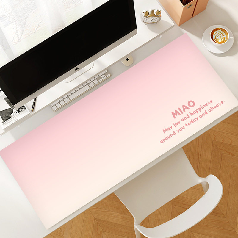 多巴胺工位桌面垫防水皮革可擦电脑桌垫办公室台面垫子鼠标键盘垫