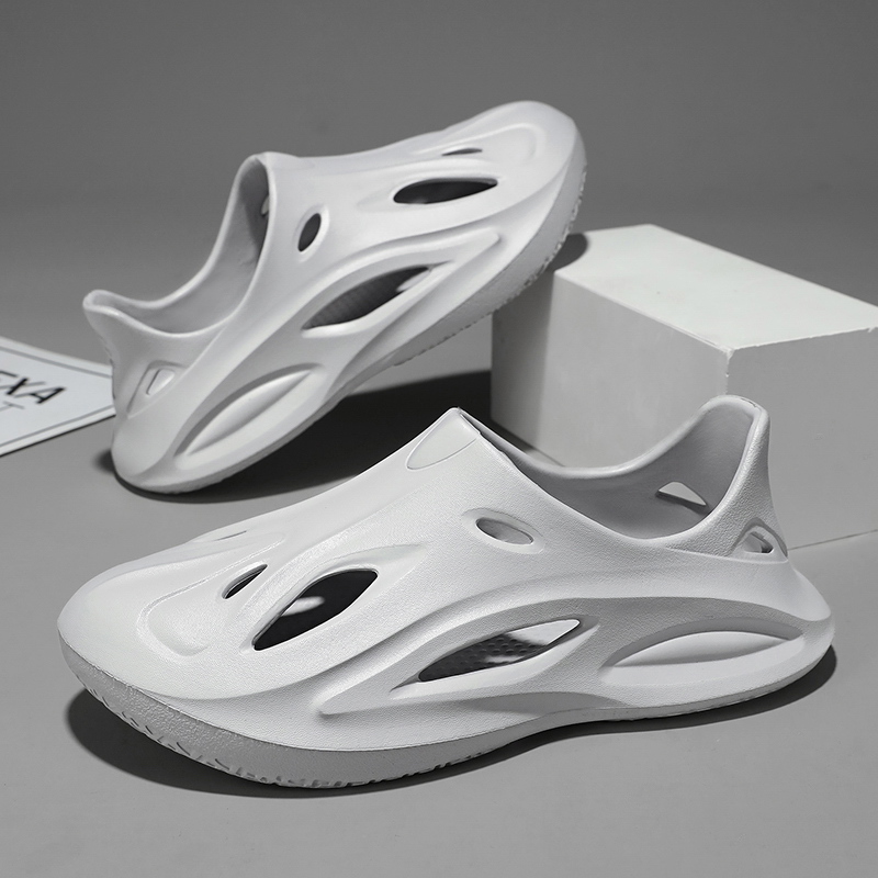 洞洞鞋男2024新款夏季踩屎感沙滩凉鞋男士运动外穿休闲