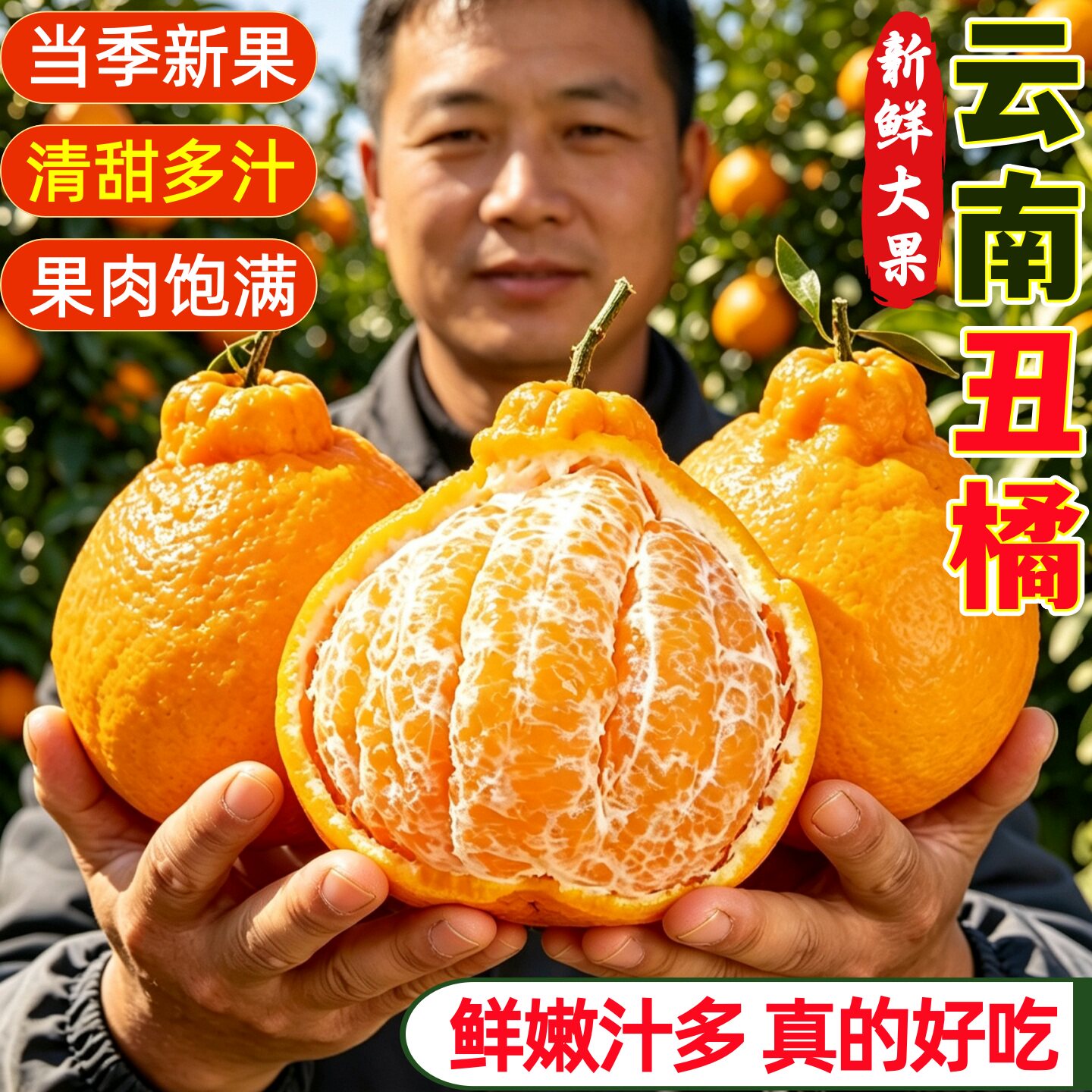 正宗云南丑橘新鲜大果
