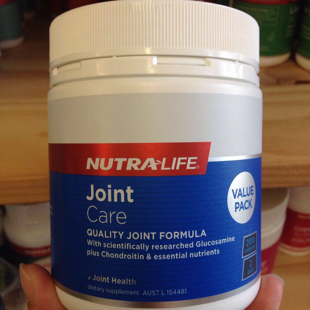 nutralife新西兰纽乐关节灵joint care维骨力氨糖软骨素200粒胶囊