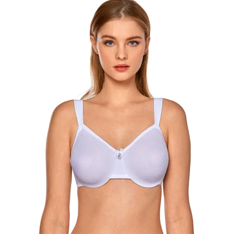 C6 大码薄女内衣宽肩带大胸显小胸罩上托防下垂文胸85D95BDG100CG
