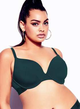 G31欧美光面有钢托运动大码薄款文胸80E85DE90BCDF95BCDEF100BDEF