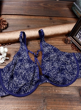 C4 英国大码女内衣性感镂空诱惑超薄文胸90G95BC100CD105DEF110E