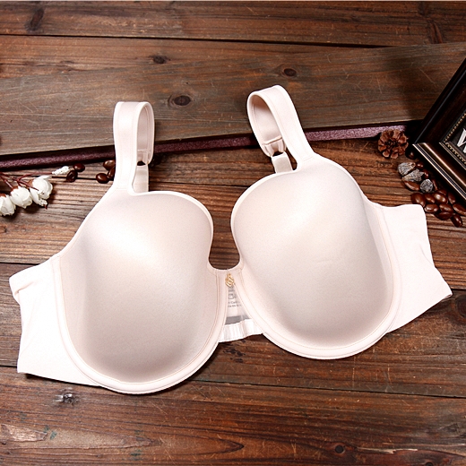 包邮大码光面纯色肩带文胸夏季薄