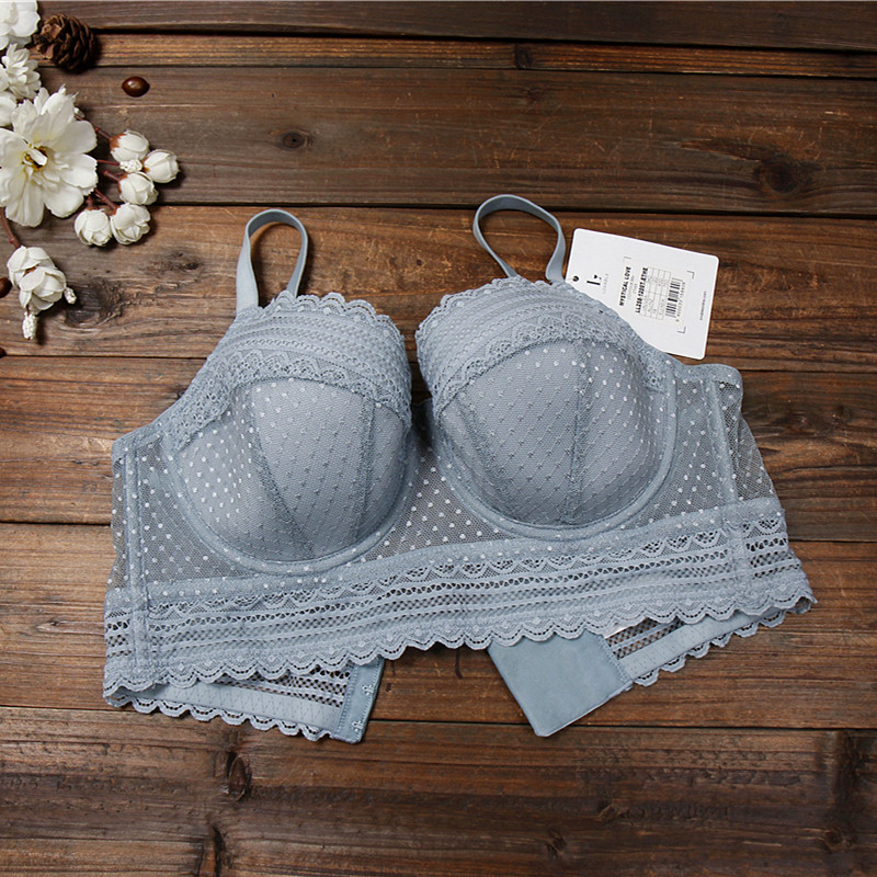 欧美文胸蕾丝女内衣聚拢上托性感