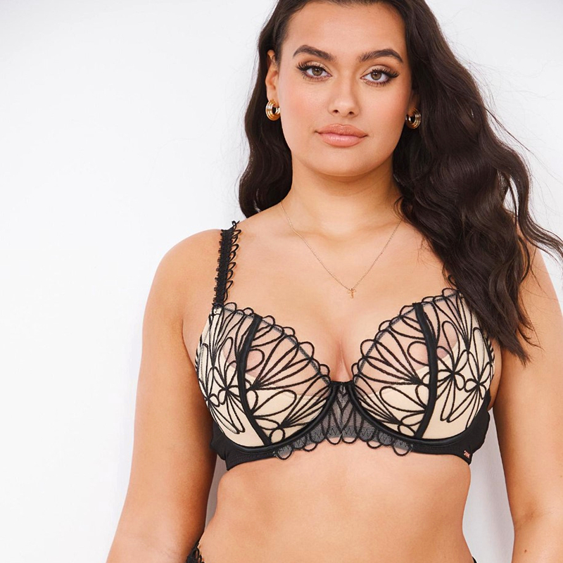 文胸诱惑内衣上托全罩杯性感透明