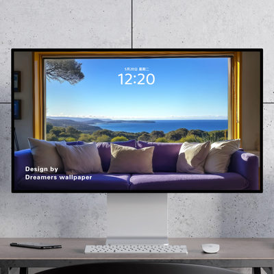 看得见风景的客厅 治愈美景 大海 电脑手机壁纸mac电脑ipad壁纸