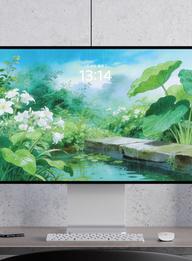 小池塘 可爱清新治愈宫崎骏漫画 电脑mac手机ipad壁纸watch壁纸