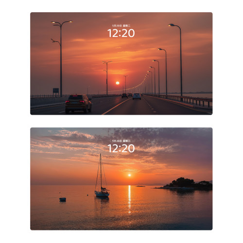 【2张】浪漫日落 治愈黄昏电脑手机壁纸ipad、Watch折叠手机壁纸