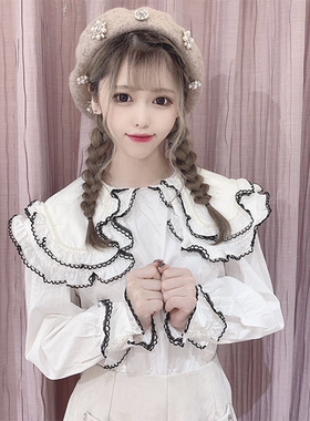 日本原单上衣甜美翻领