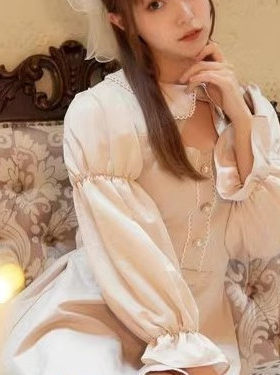纯元出口日单SWANKISS收腰翻领连衣裙
