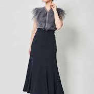 纯元 出口日单 31  sons @e mode 高腰  松紧  鱼尾 绑带 半身裙