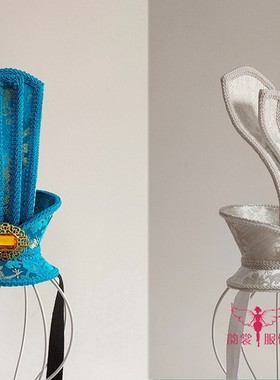 男古装头饰影视天蓝色古风cos配饰头冠春秋战国魏晋汉服发冠78款