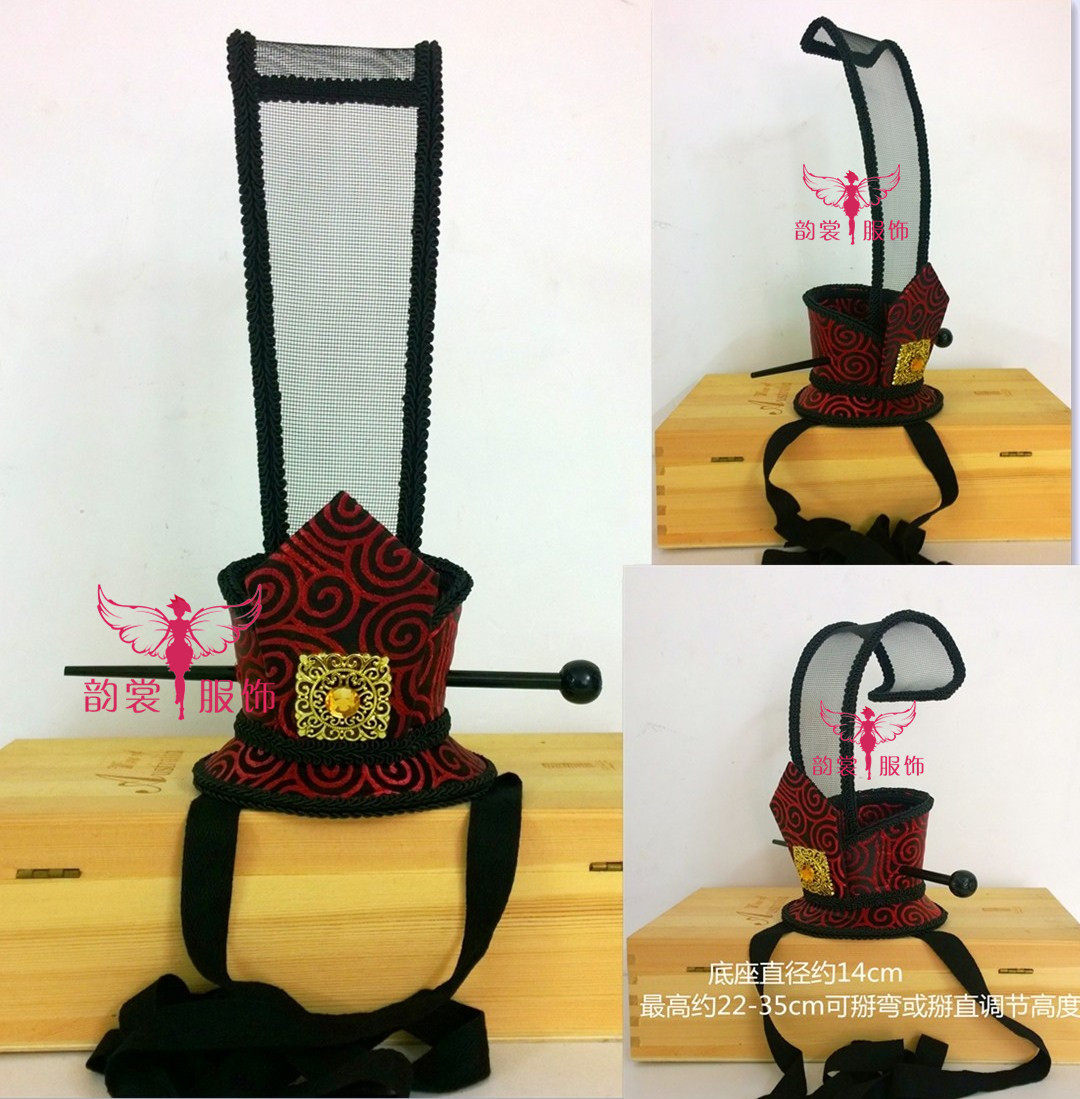 中式婚礼头饰红黑色男古装头饰帝王大臣发冠汉服头饰影视头冠18款