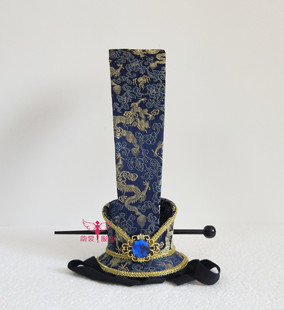 战国发冠头饰楚国高冠古装头饰古装汉服摄影COS太子蓝渊11款