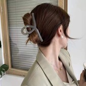 大号新款 女士高级感发夹后脑勺塑料盘发女头发抓夹鲨鱼夹夹子发饰