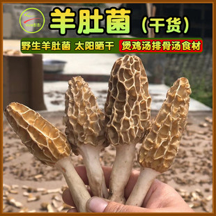 2024新货野生羊肚菌干货  阳雀菌干货 野生羊肚菌 炖汤  干货50g