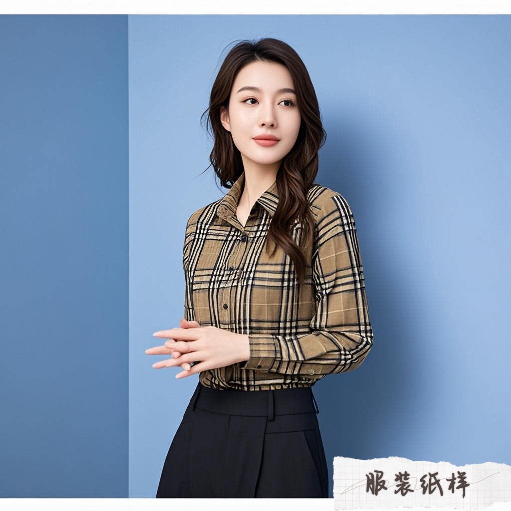 江南裁缝店 服装打版定制女式衬衫定做衬衣纸样做衣服纸样025-03