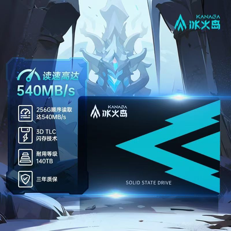 冰火岛固态硬盘128G 256G 1T台式机笔记高速SSD512G全新