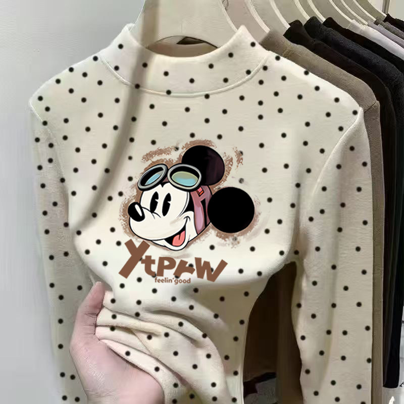 德绒女童半高领长袖T恤秋冬季新款小孩儿童宝宝时尚印花保暖上衣,童装/婴儿装/亲子装,保暖上装,淘宝优惠券,粉丝福利购,淘宝优惠卷