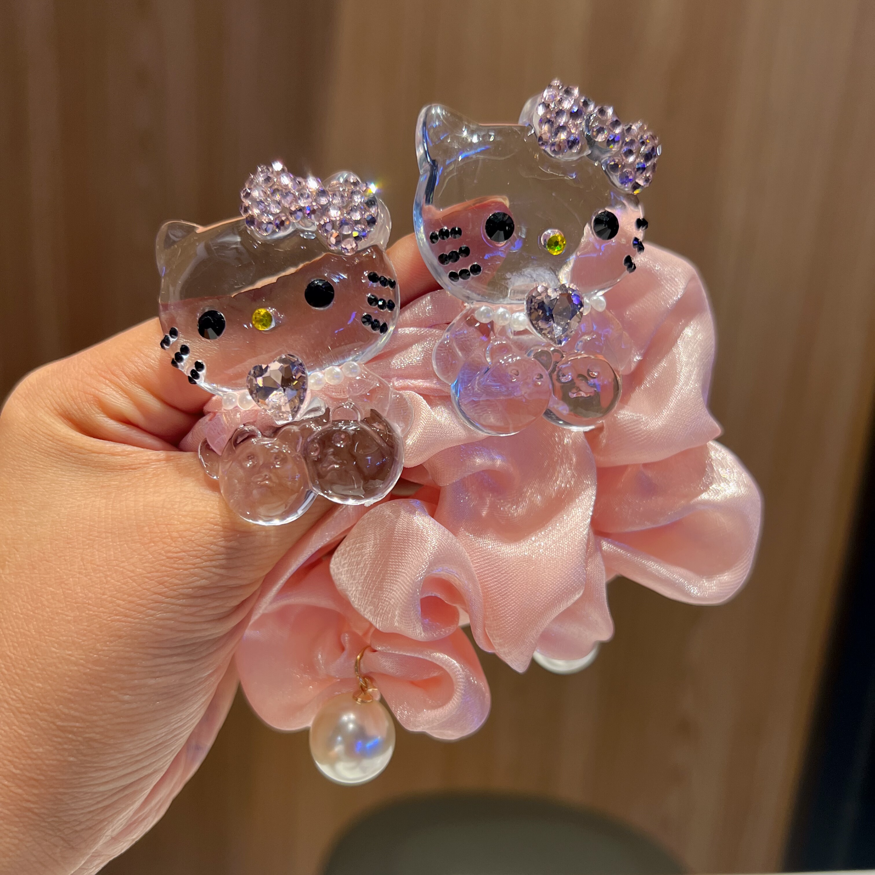 妃曼肠圈树脂底玻璃水钻肠圈