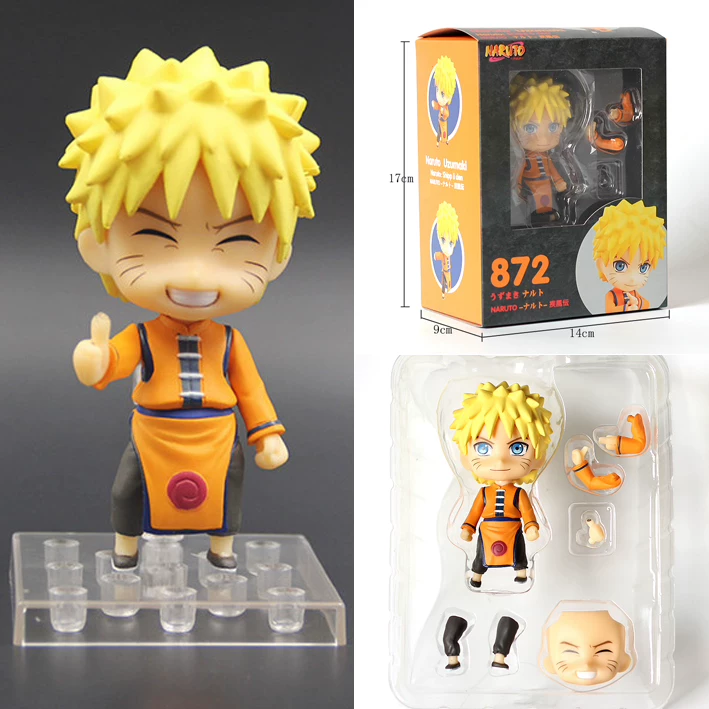 GSC глина NENDOROID W Naruto Naruto Blasting Naruto 872#g g q версия кукла рукa