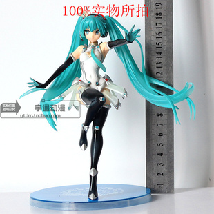 动漫二次元初音未来miku手办赛车女郎SQ景品泳装水着版巡音圣诞版