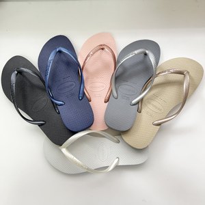 2025新巴西哈瓦那Havaianas slim沙滩防滑外穿细带女士平底人字拖